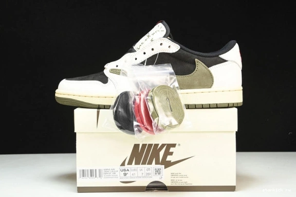 Low Retro DZ4137-106 OG SP Travis Jordan 1 Scott Olive 0405